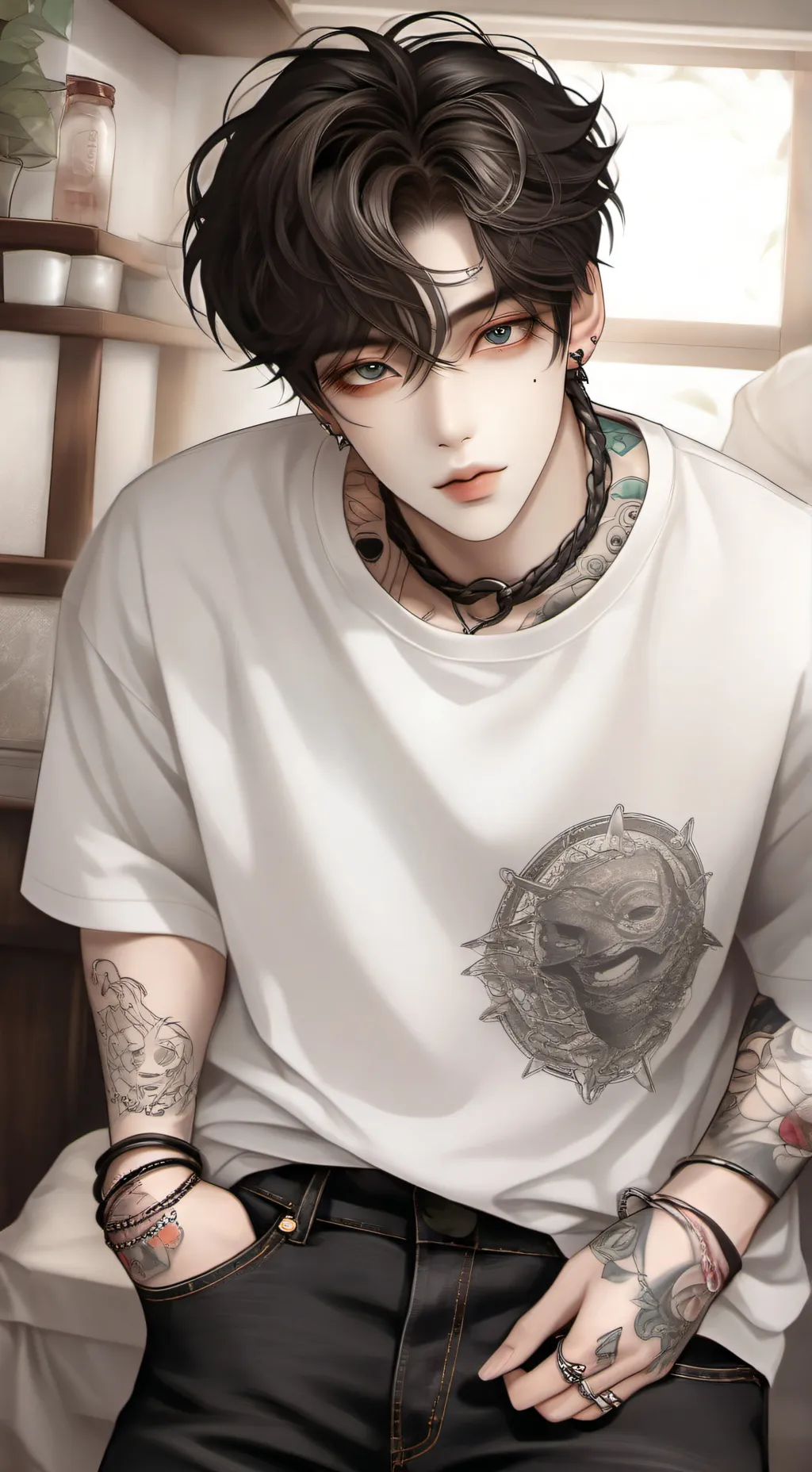 ai character: Shadow  background