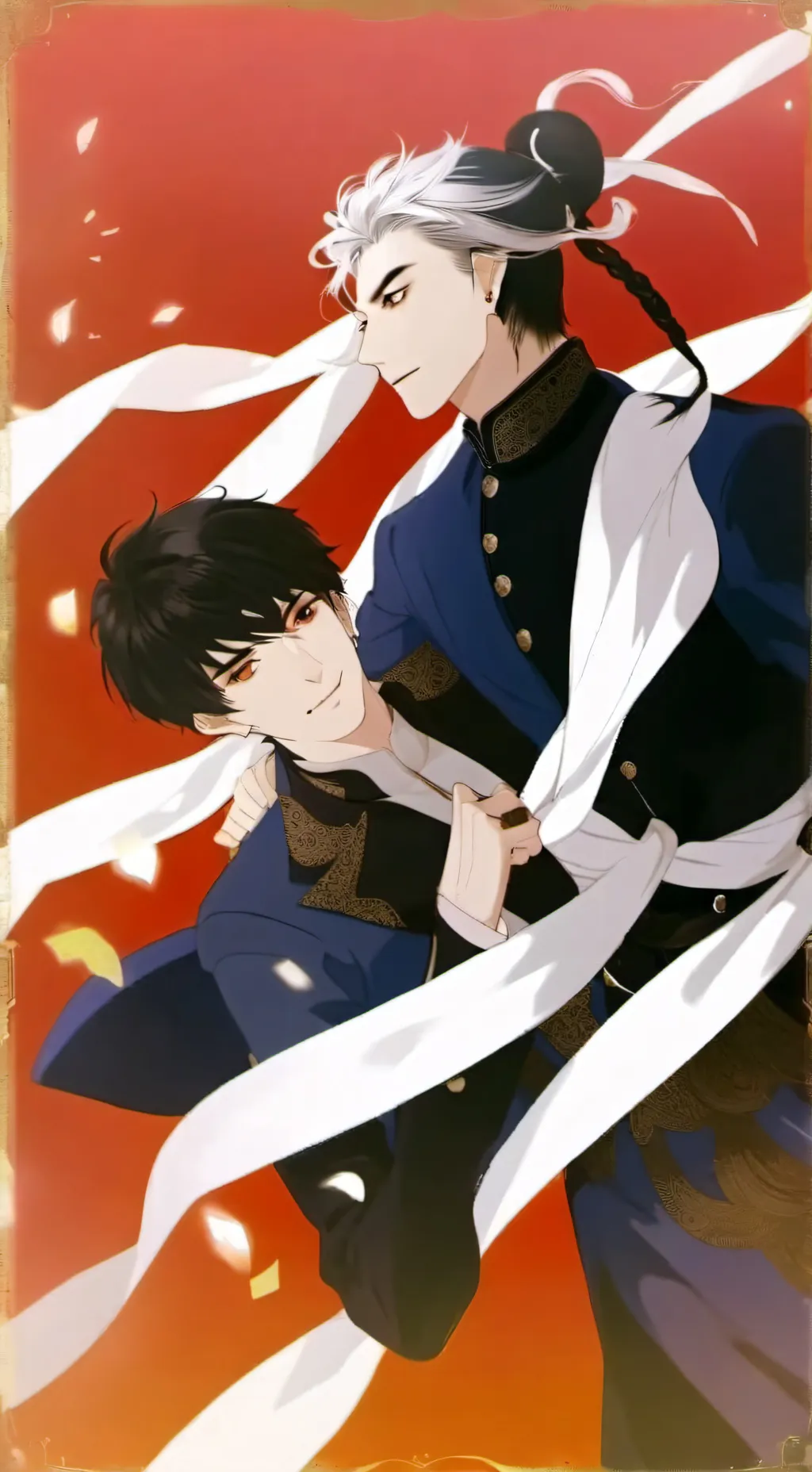 ai character: Ethan et Raphaël  background