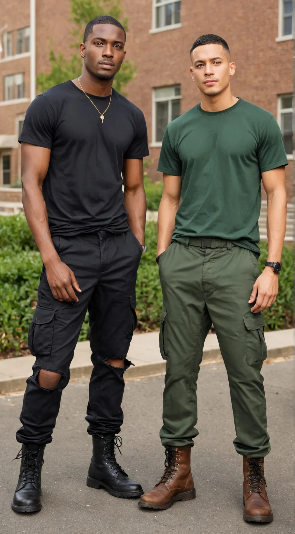 ai character: Ranger and Wolf  background