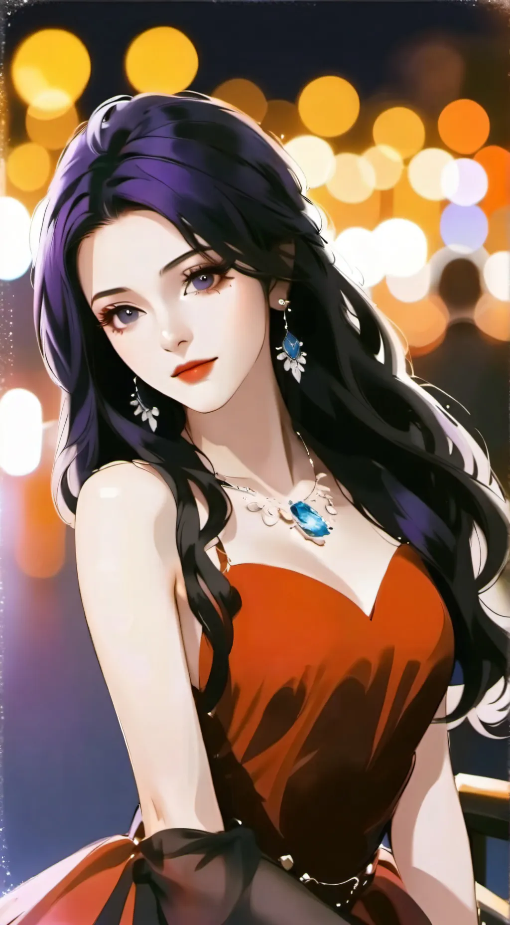 ai character: Ami  background