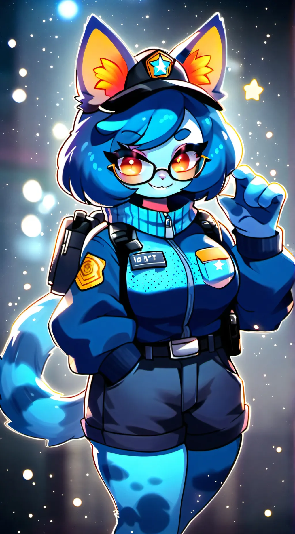 ai character: officer fio😺 background