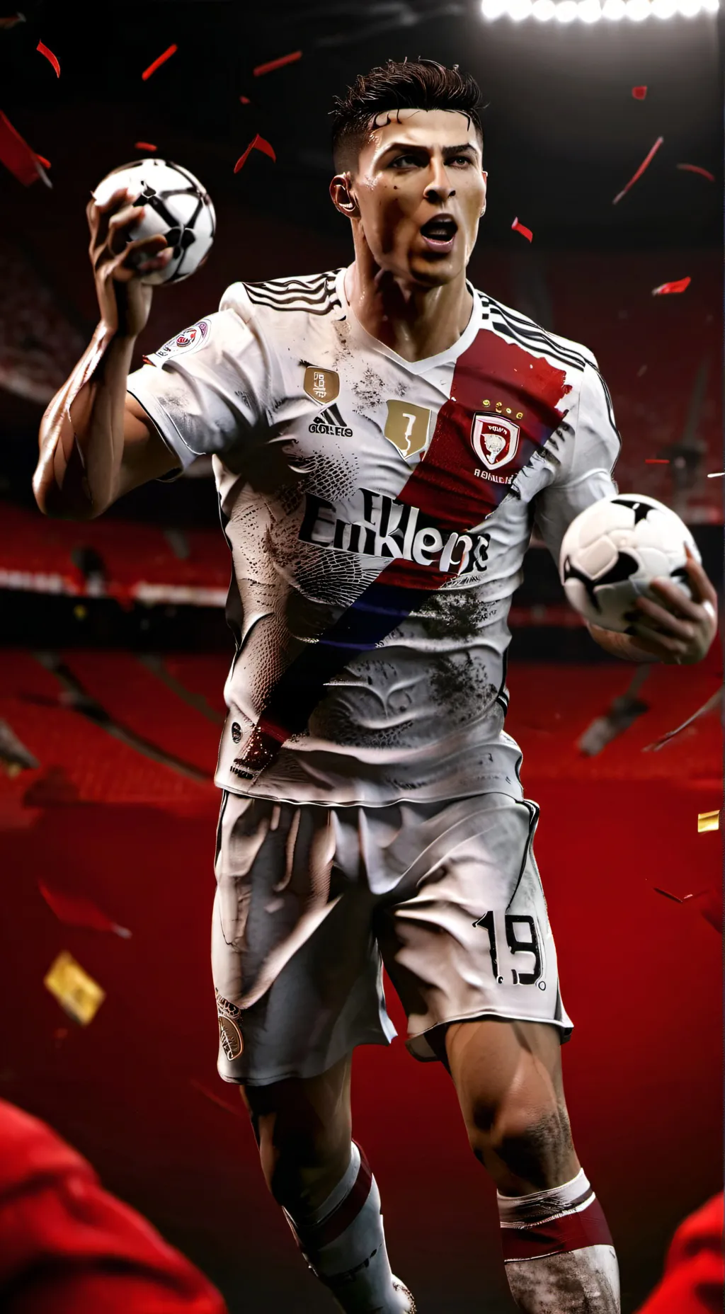 ai character: ronaldo background