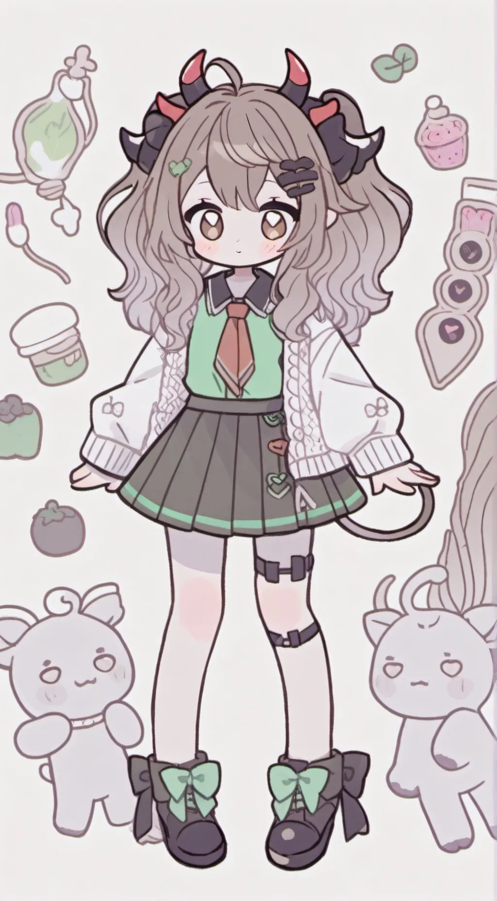 ai character: Lilax background
