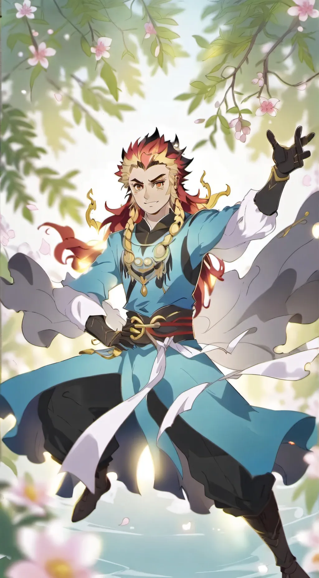 ai character: Demon slayer background