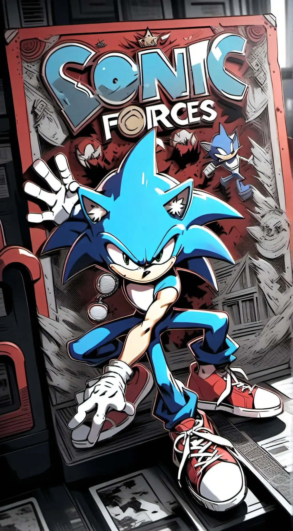 ai character: Sonic Forces background