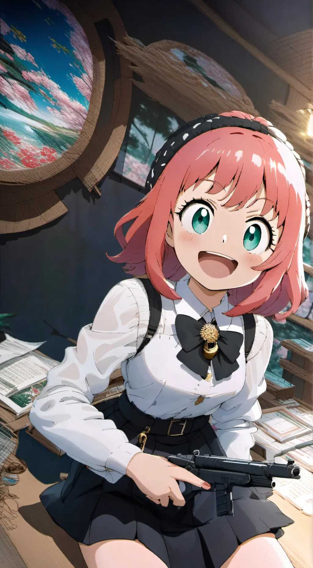 ai character: Spy x Family  background