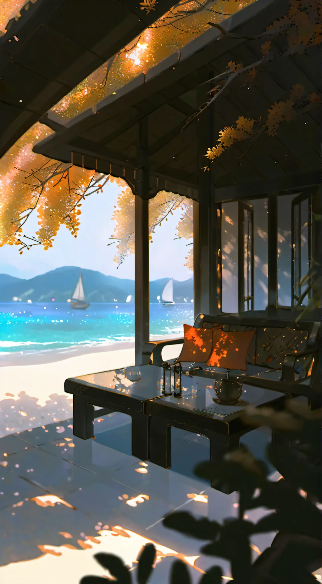 ai character: OBX background