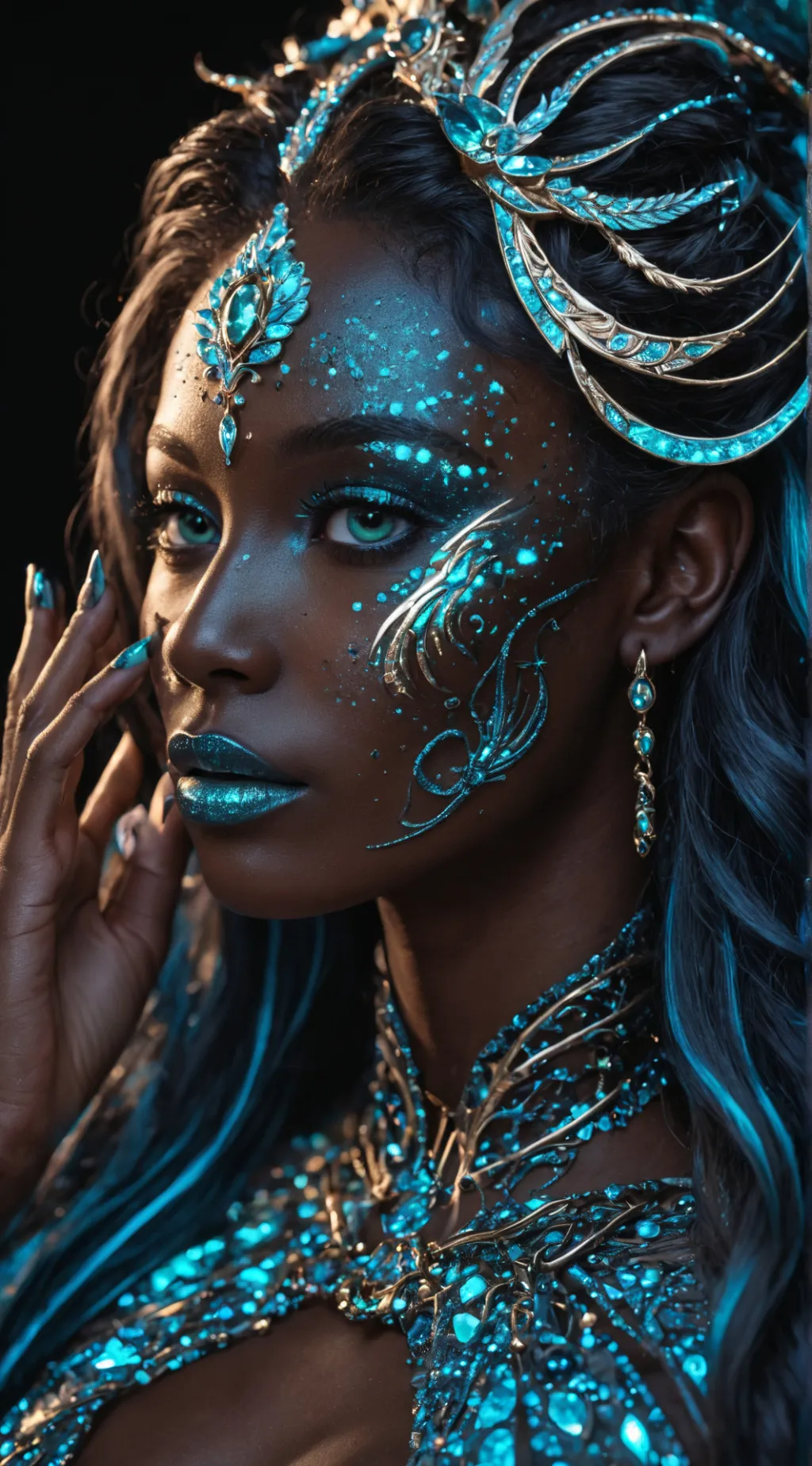 ai character: Nyxen background