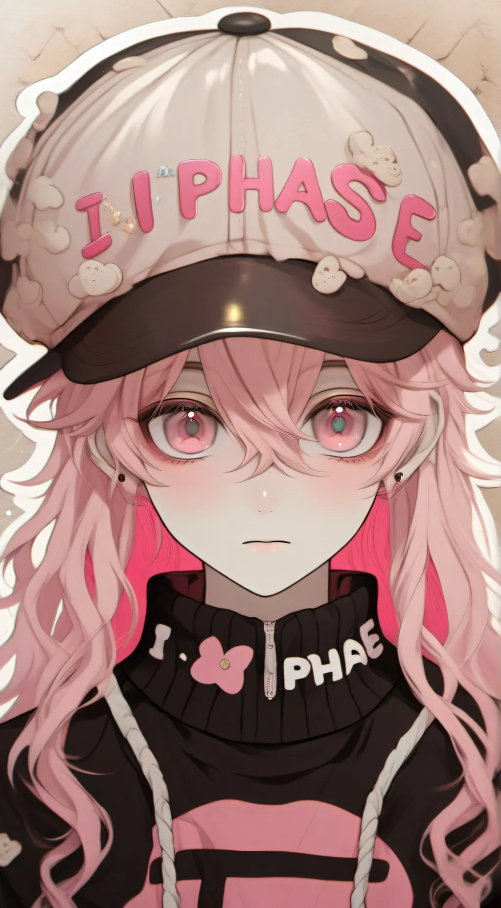 ai character: MHA Emo phase background