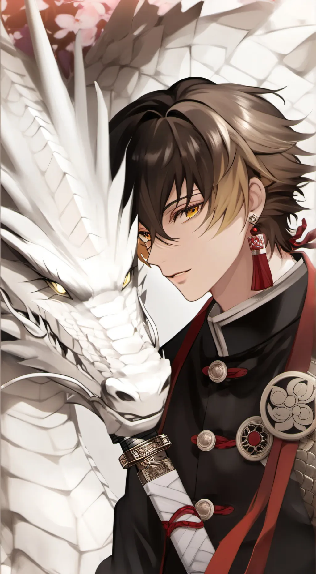 ai character: Demon slayer background