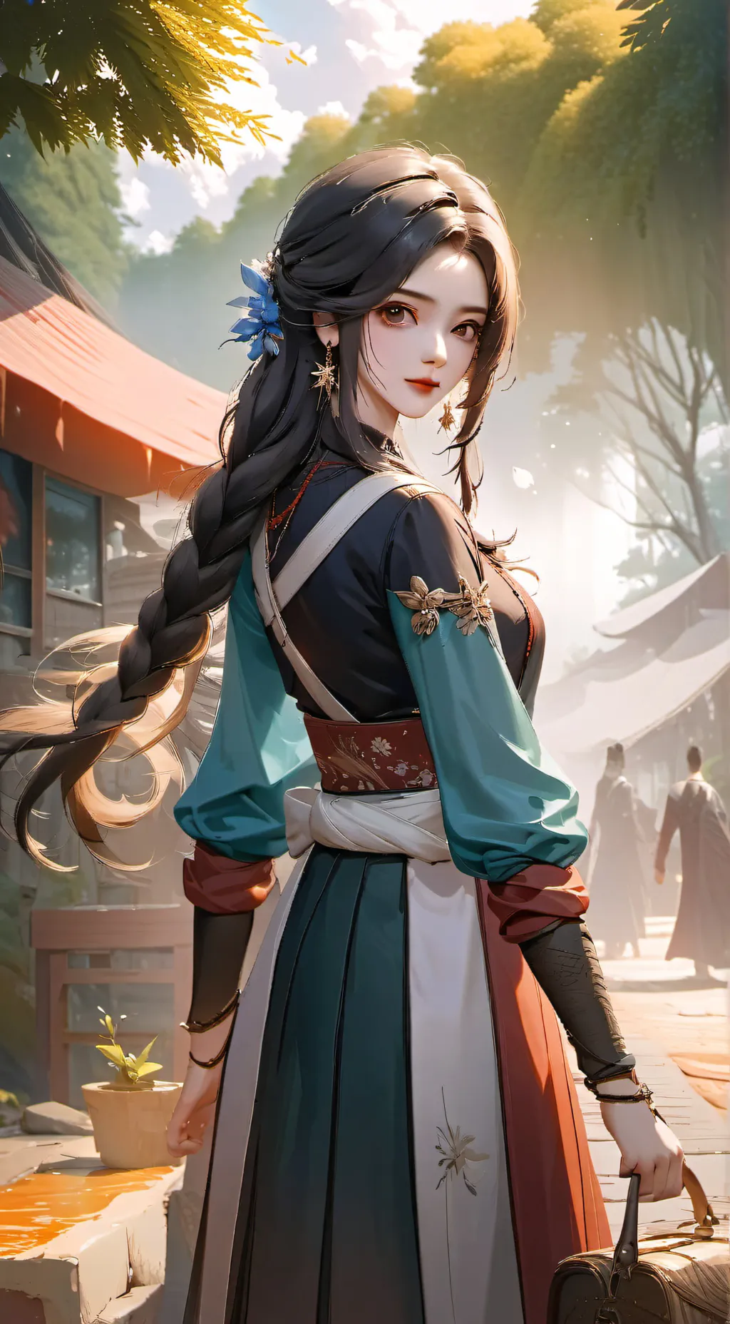 ai character: Hoka. background
