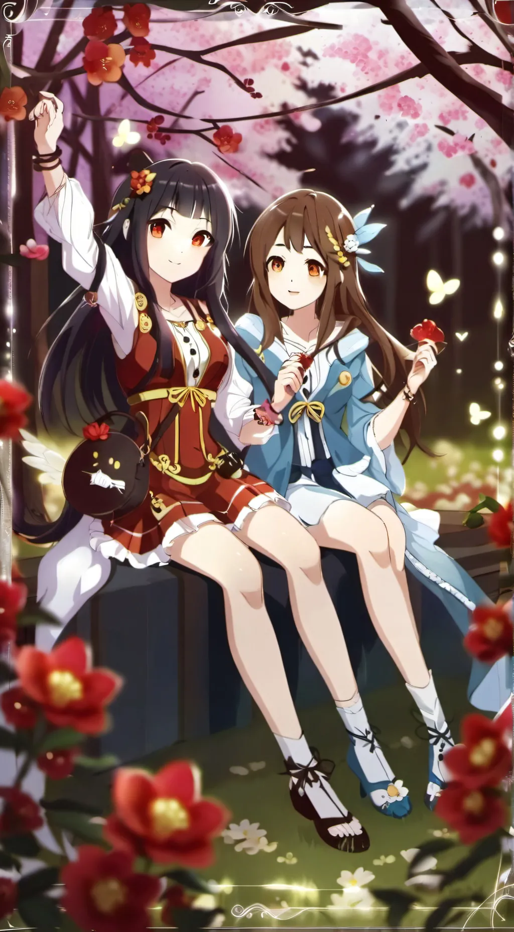 ai character: fantasy girl's  background