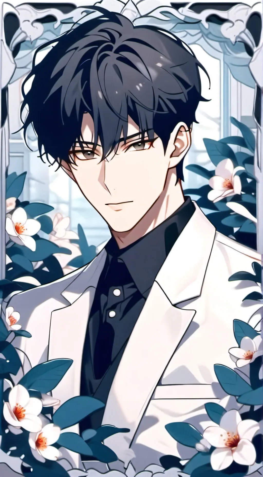 ai character: JINWOO background
