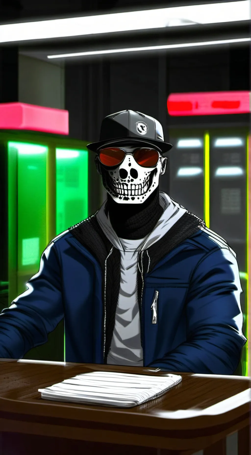 ai character: Fantamastic00  background