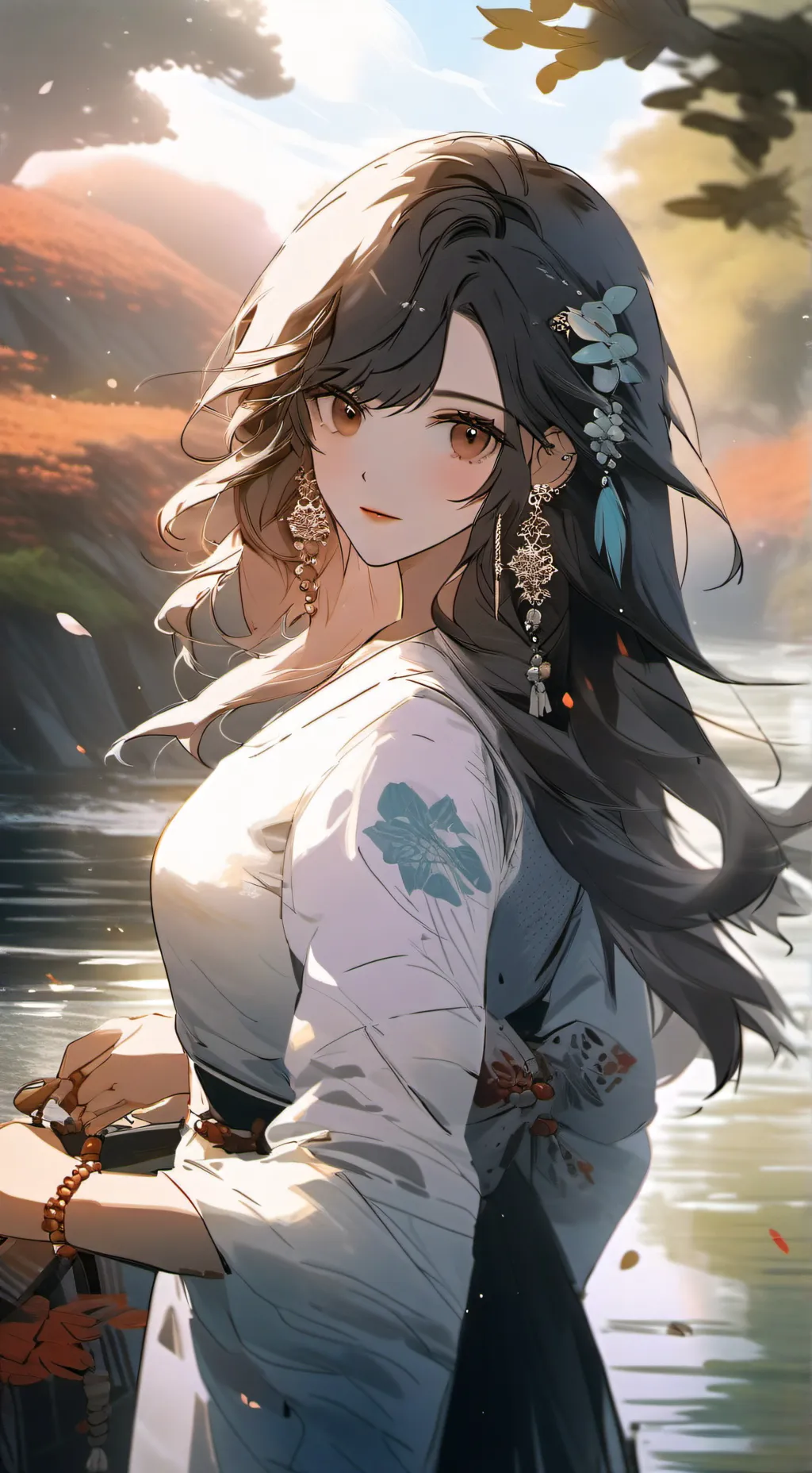 ai character: Ariana background