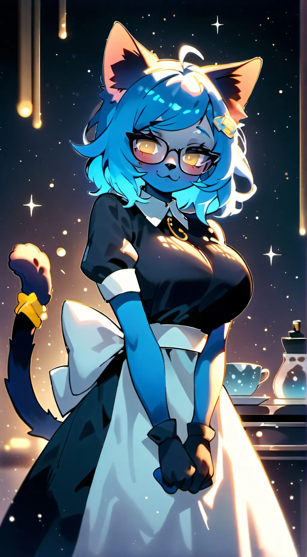ai character: maid whiskers 😺 background