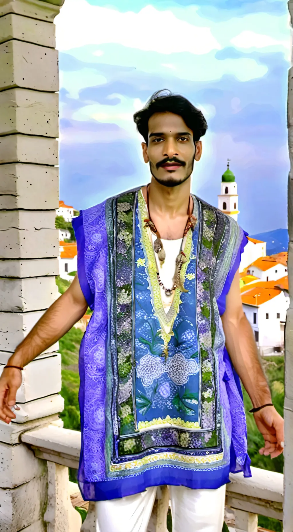 ai character: Amir UberEats background
