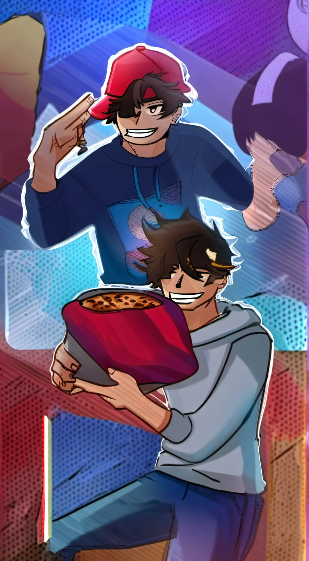 ai character: Santi x Nabi background