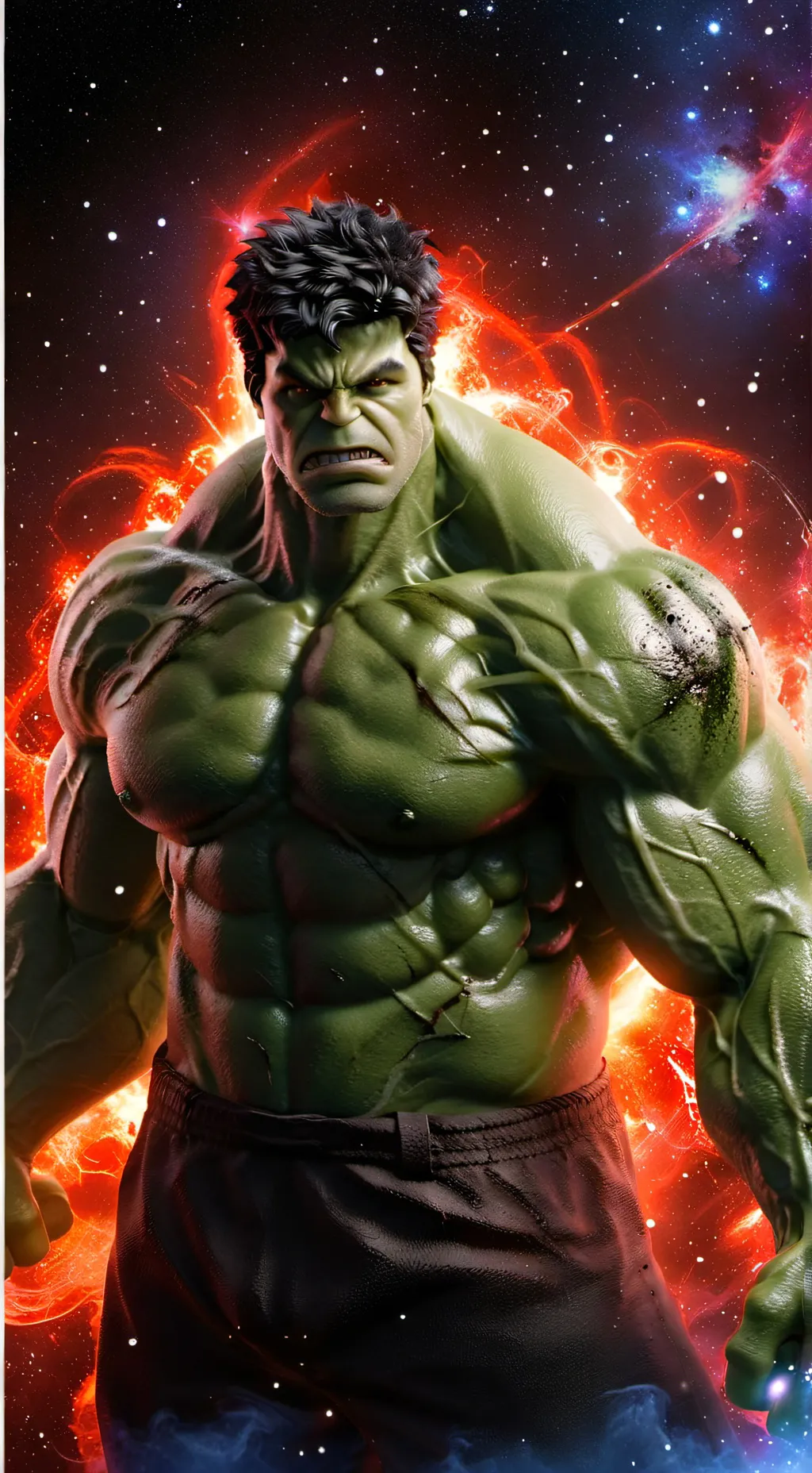 ai character: hulk ! background