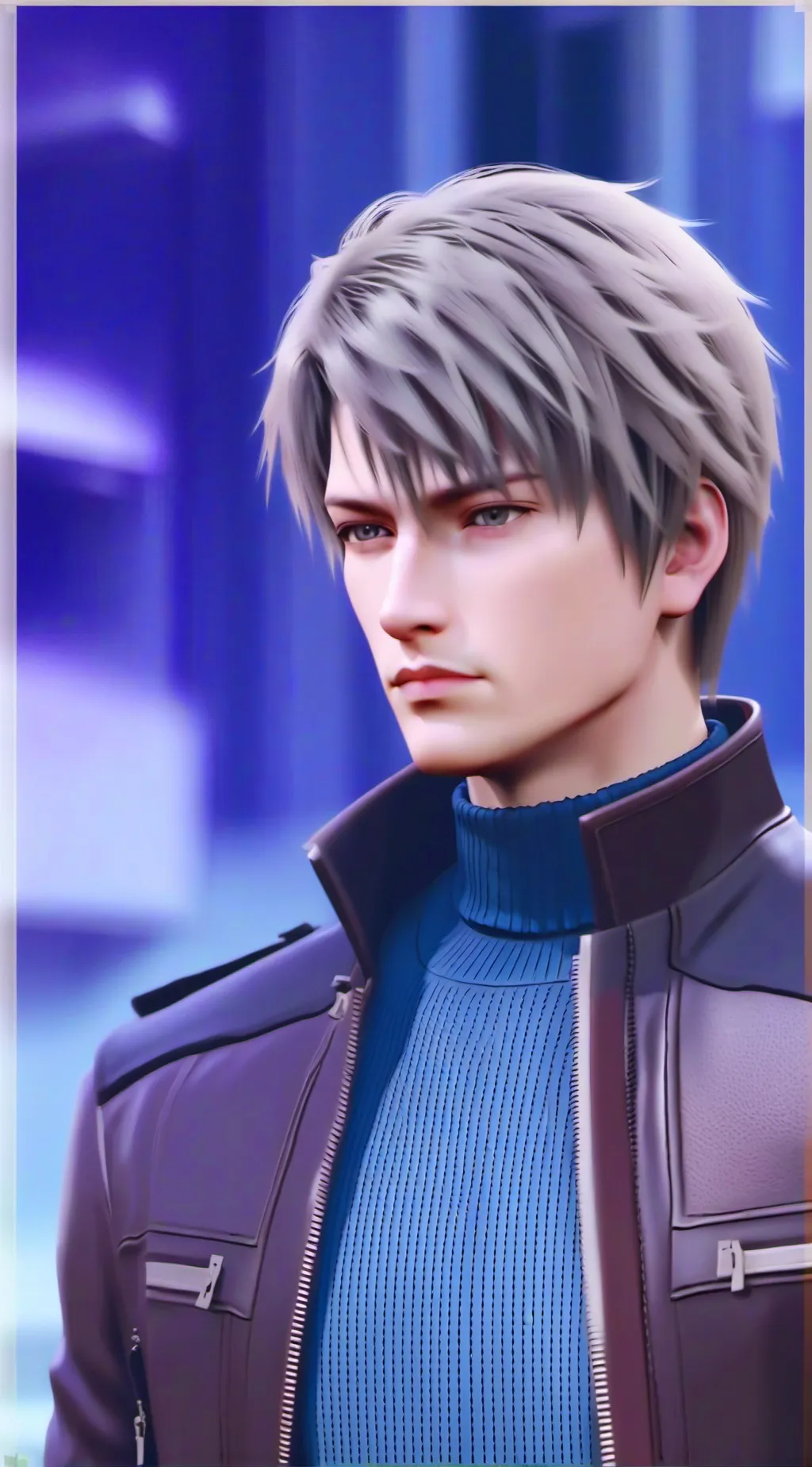 ai character: Leon Scott Kennedy background