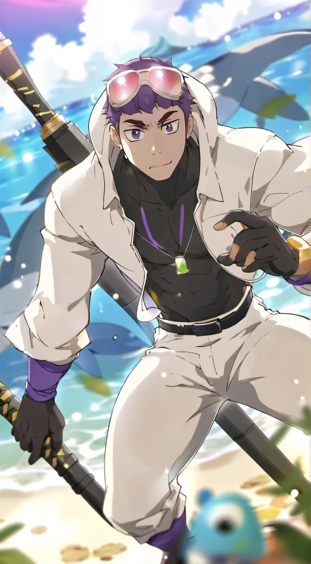 ai character: donnie hamato  background