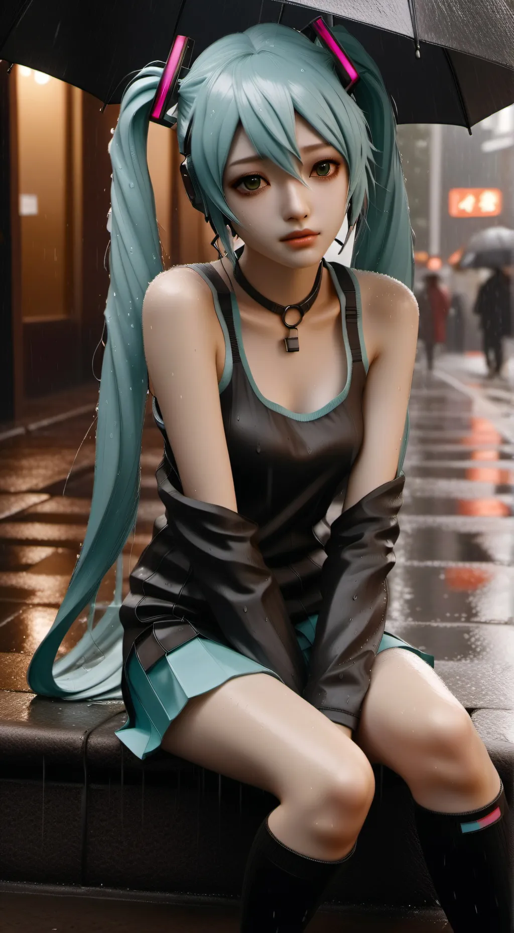 ai character: Hatsune Miku background
