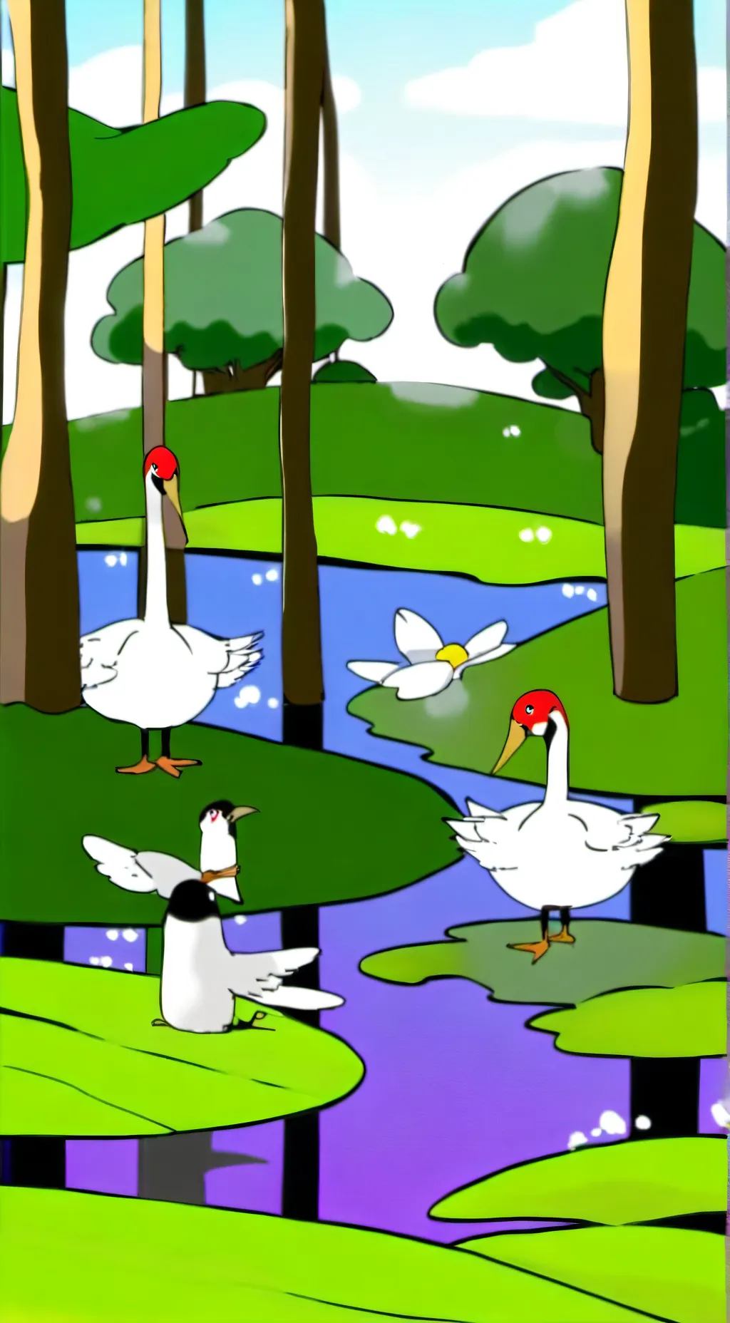 ai character: Wenda background