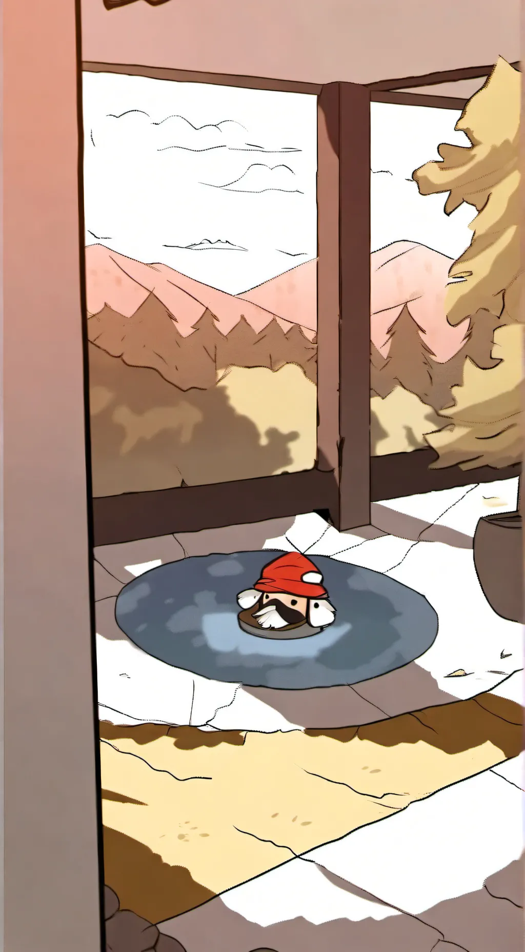 ai character: SC Restaurant background