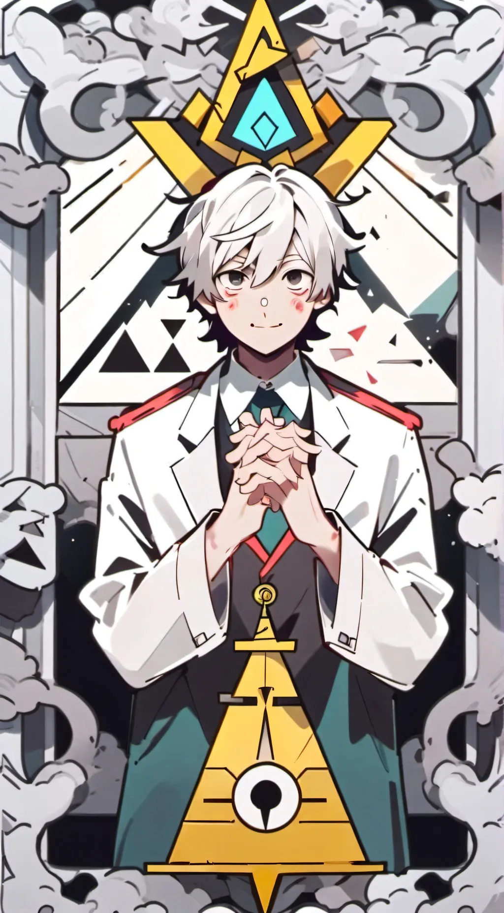 ai character: bill cipher  background
