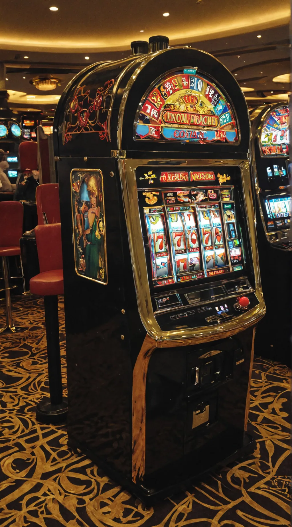 ai character: The casino  background