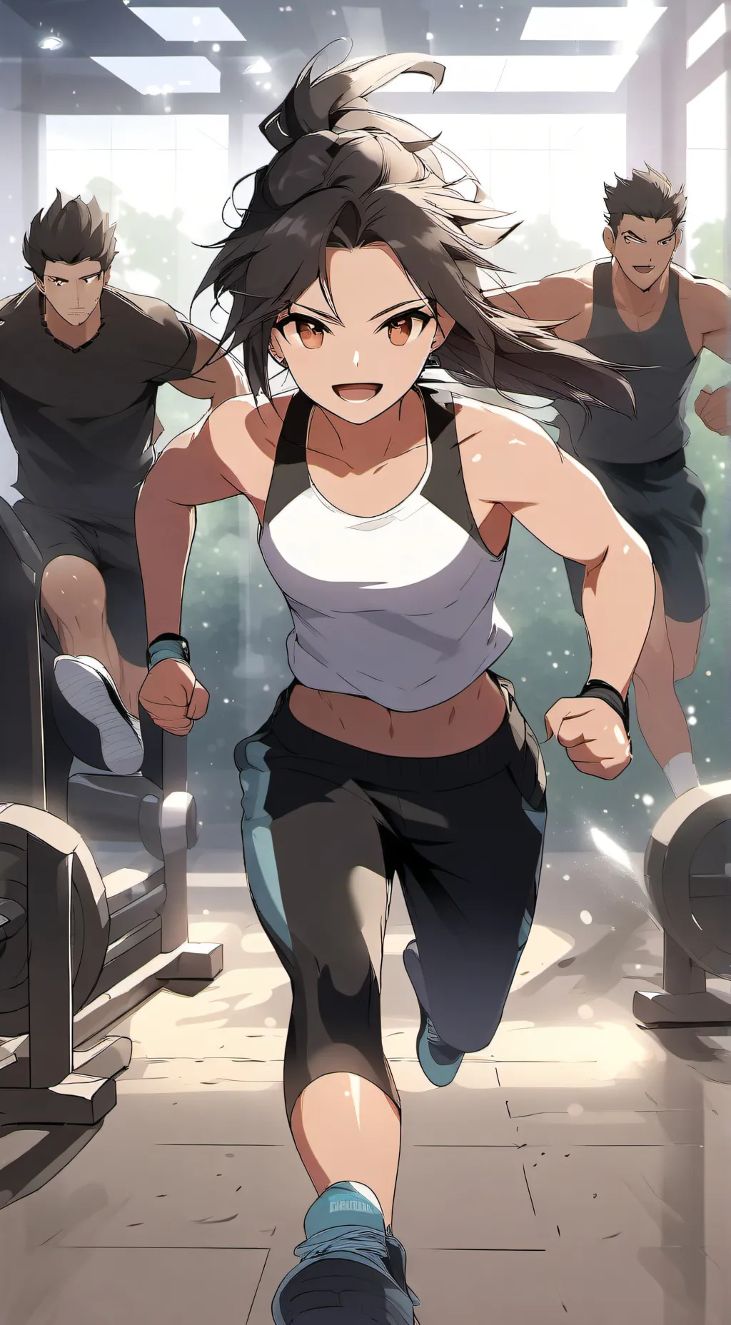 ai character: The Pacer test  background