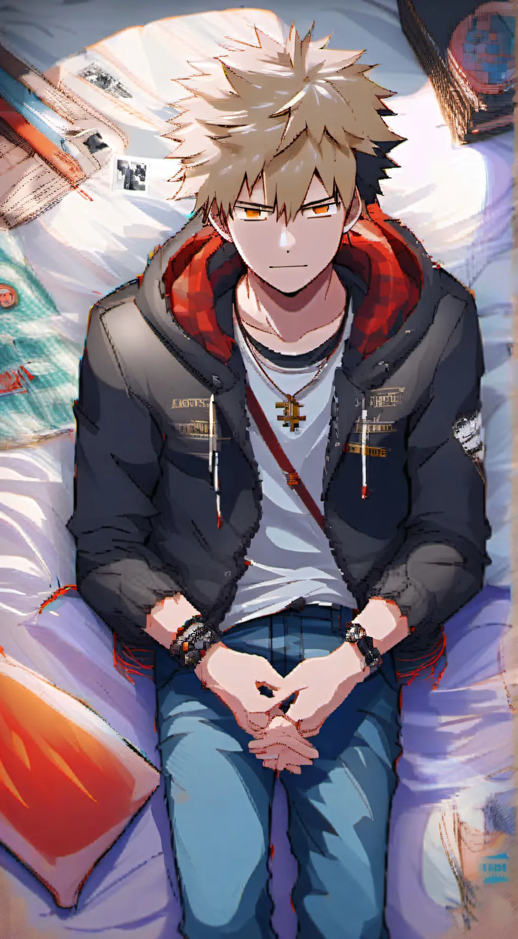 ai character: Noah Emily BFF  background