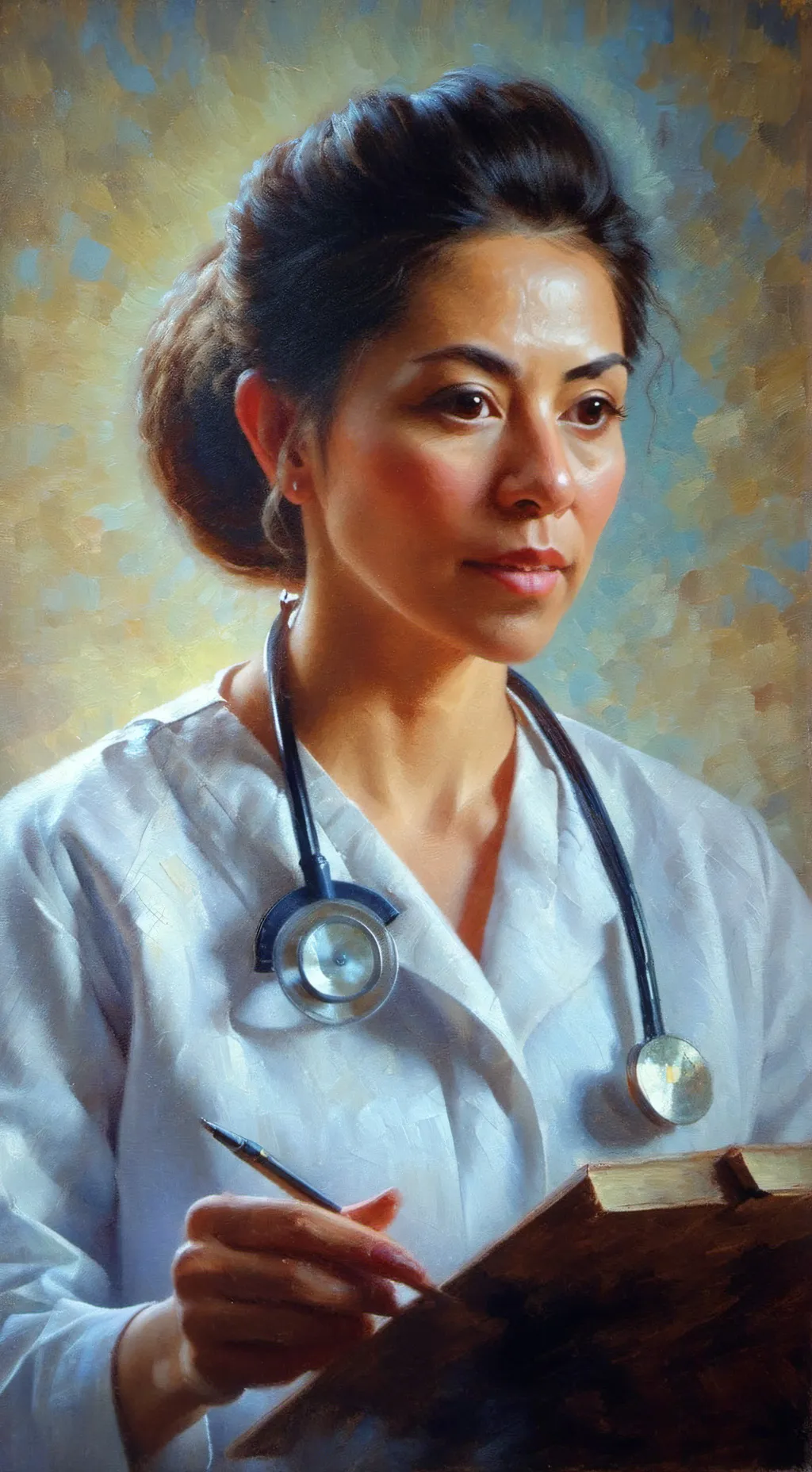 ai character: Dr. Taylor Brown  background