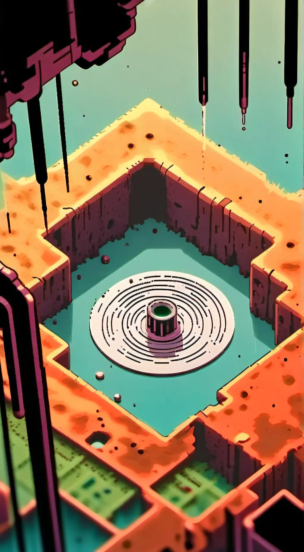 ai character: go in the hole  background