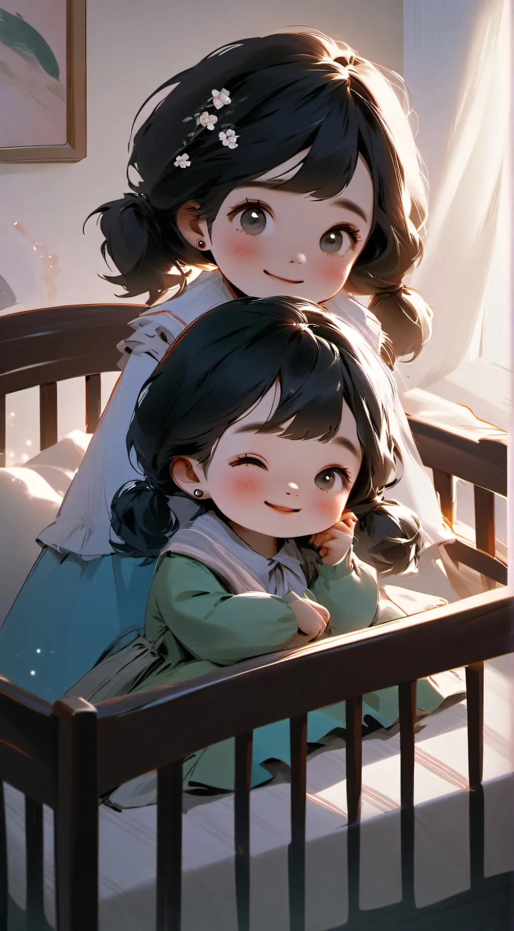 ai character: Lola & Piper background
