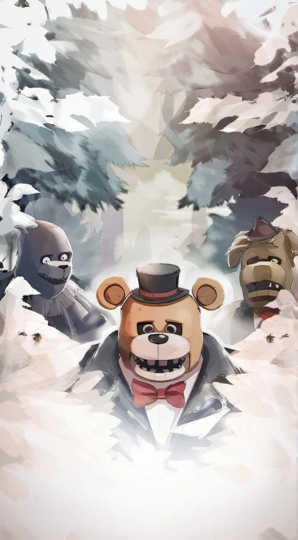 ai character: fnaf background