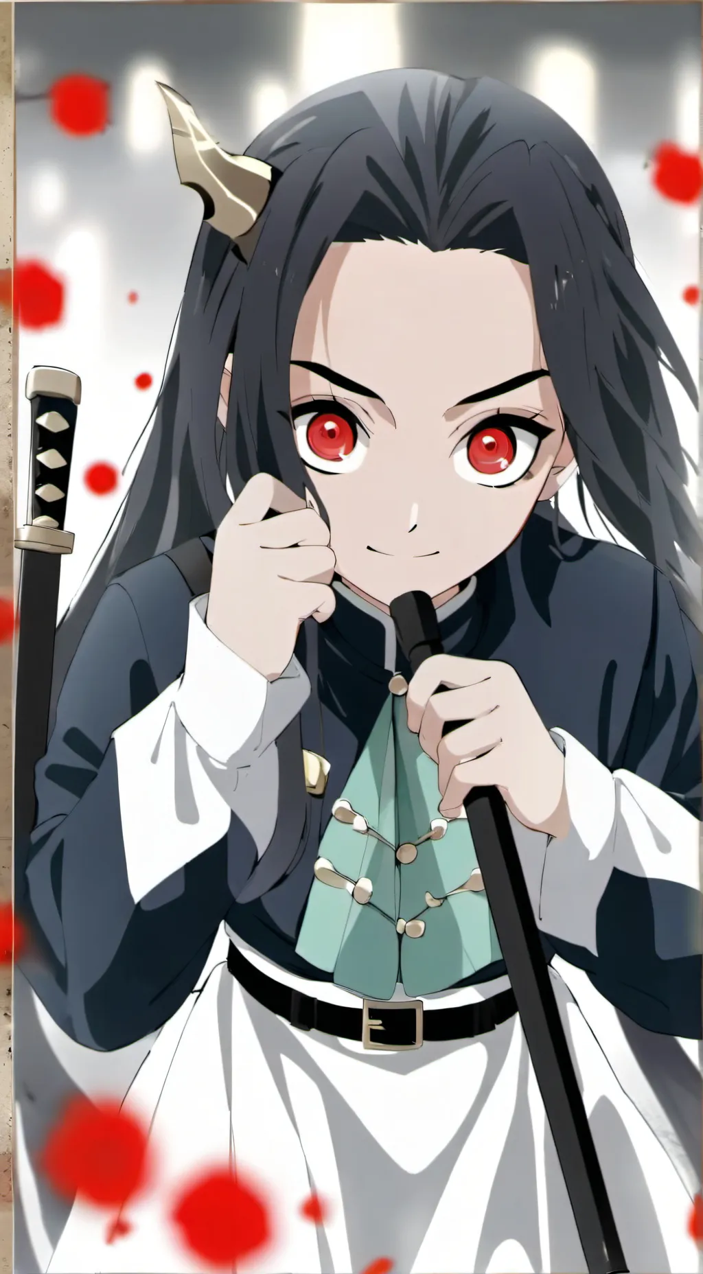 ai character: DEMON SLAYER  background