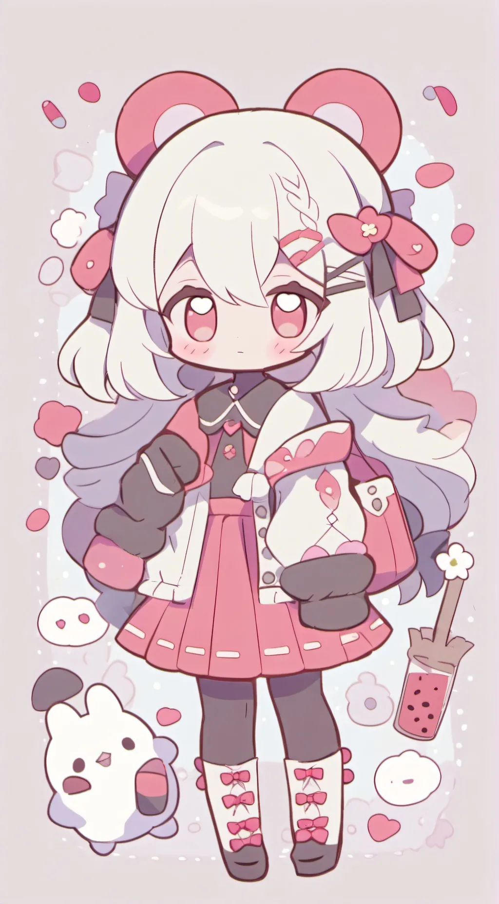 ai character: fruitcake Sus background