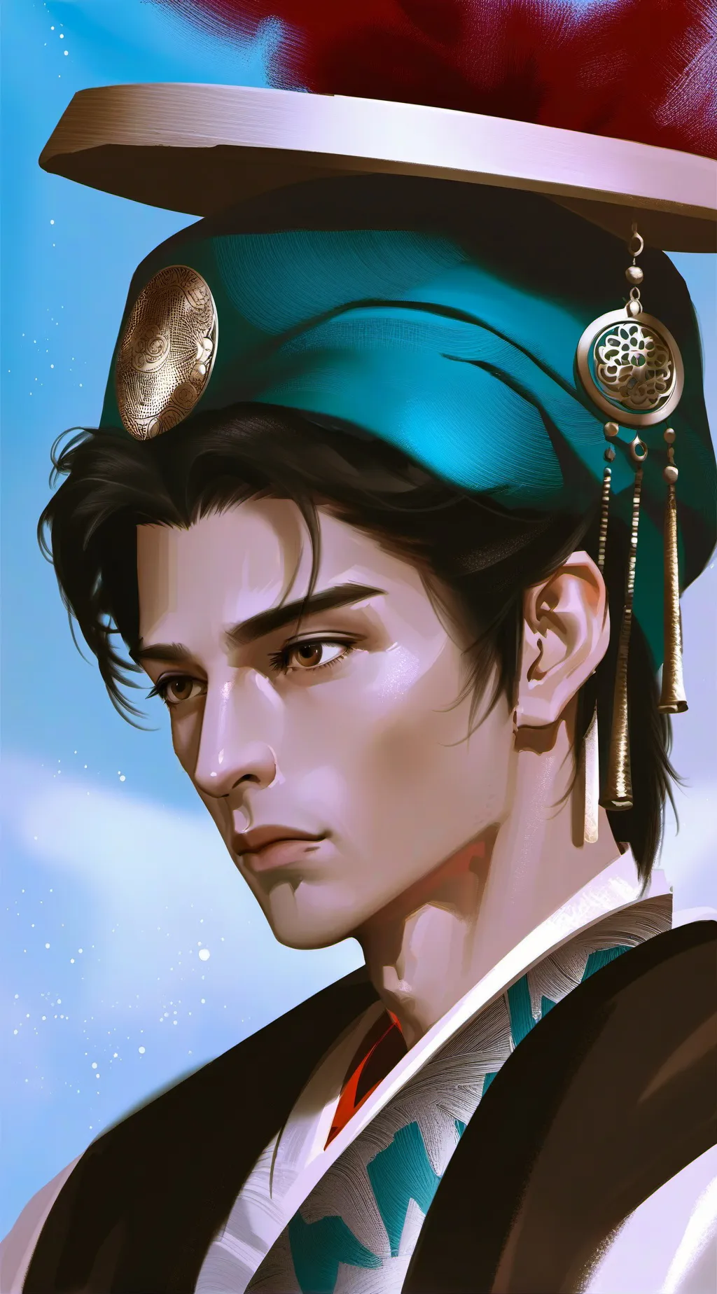 ai character: frozen background