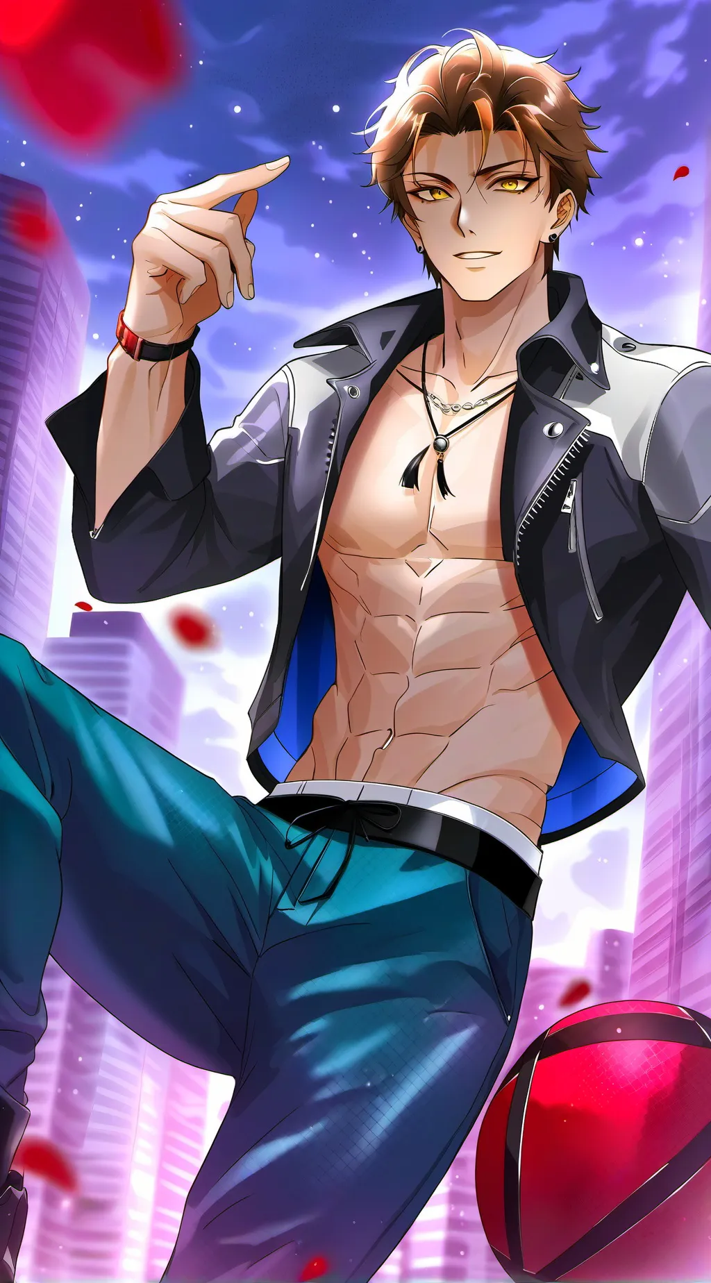 ai character: Zayn  background