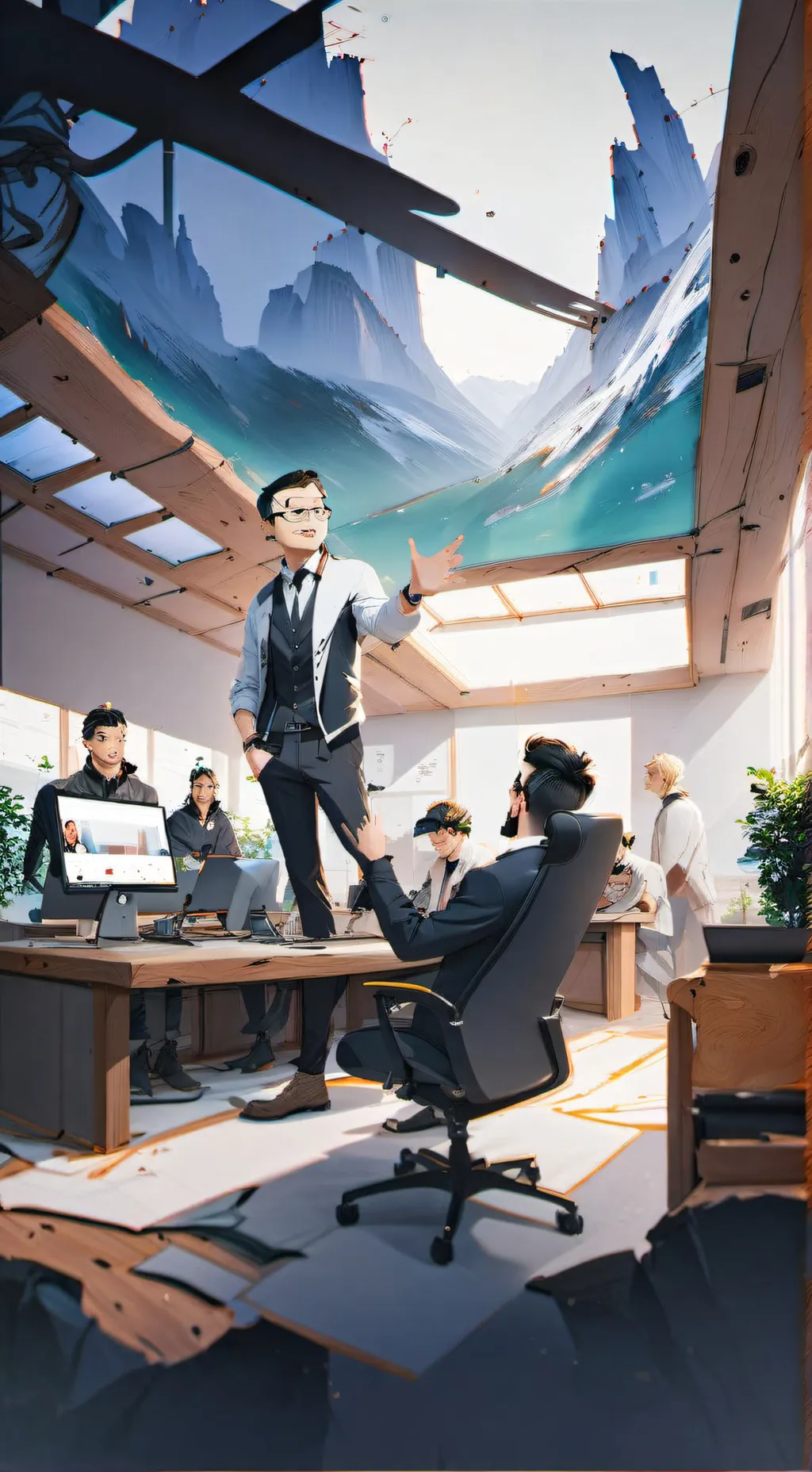 ai character: Non-Binary background