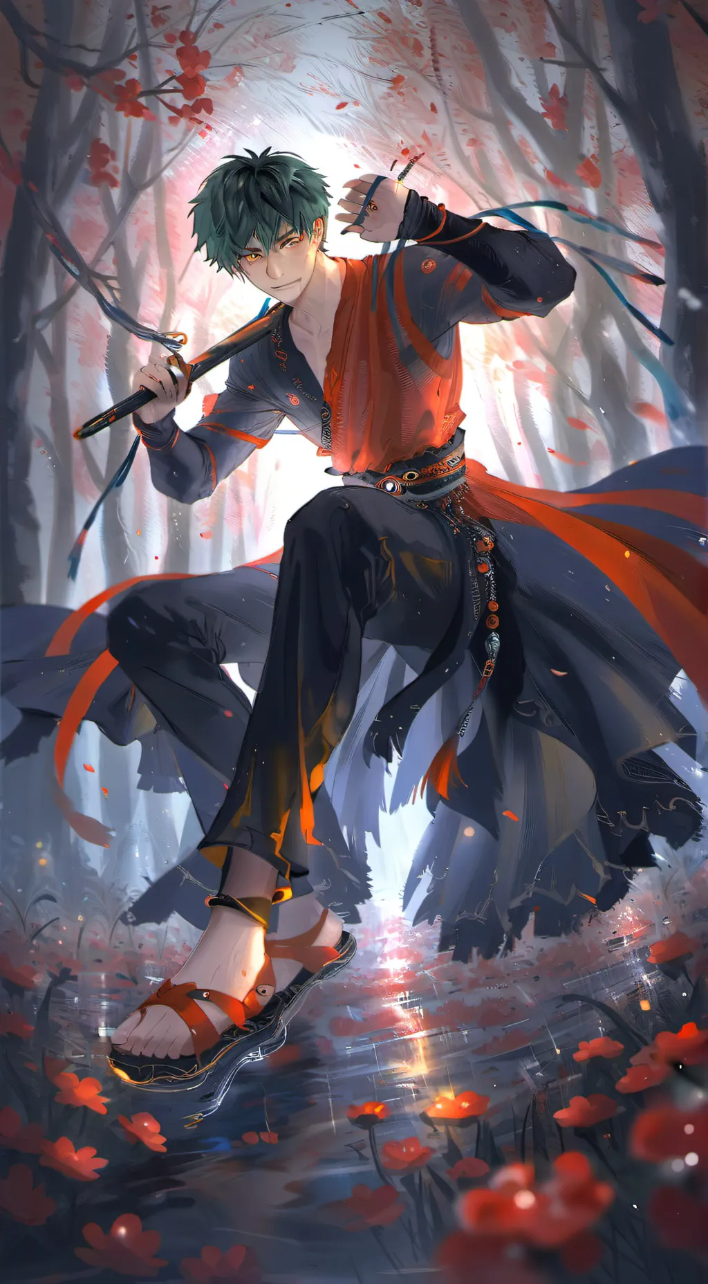 ai character: Deku background