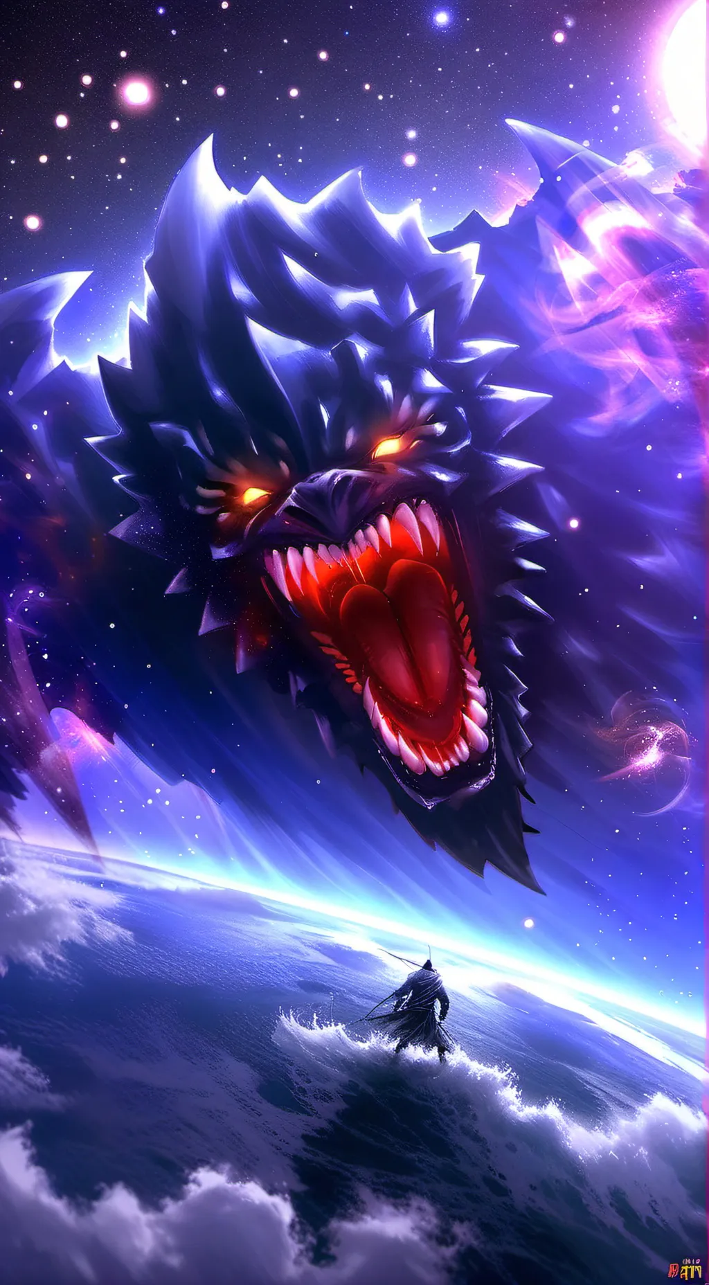 ai character: Moster background