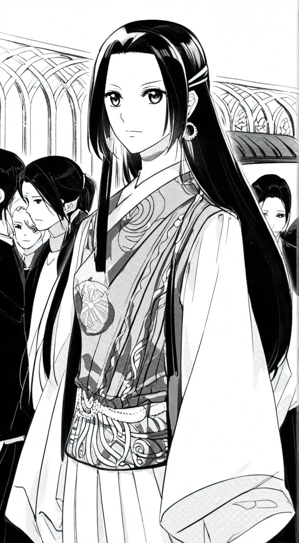 ai character: Boa Hancock  background