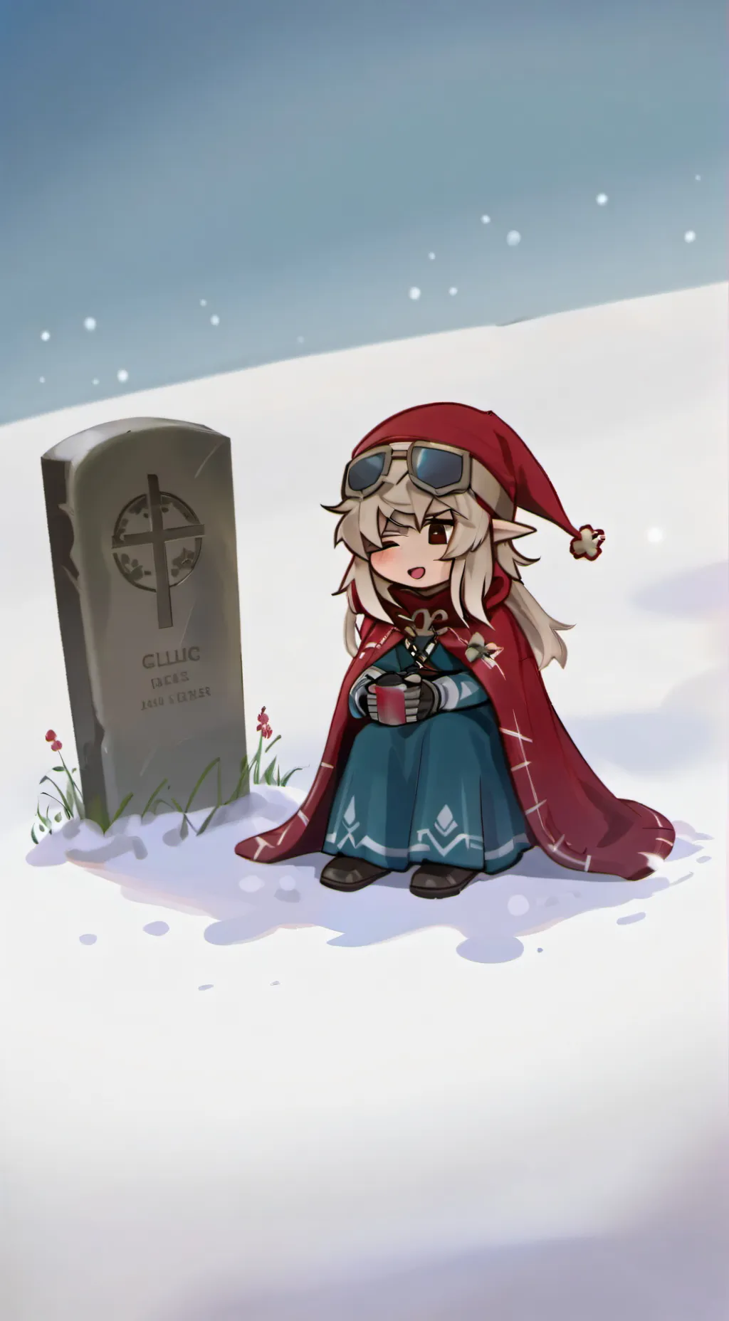 ai character: new sprunki (you) background