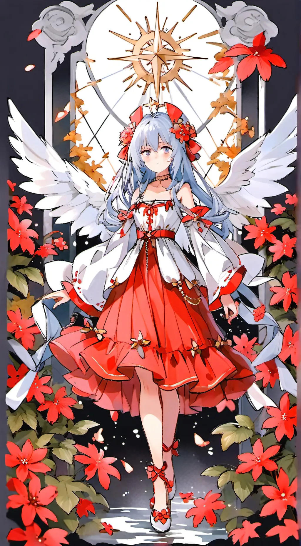 ai character: la Angela de dia background