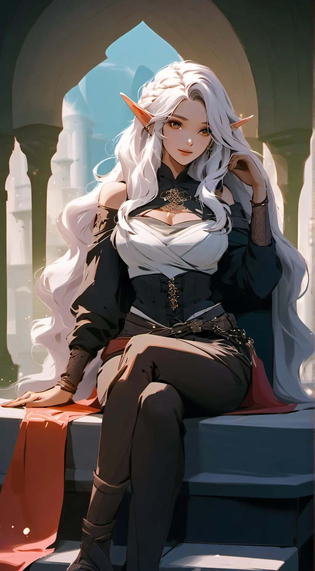 ai character: queen dominioa background