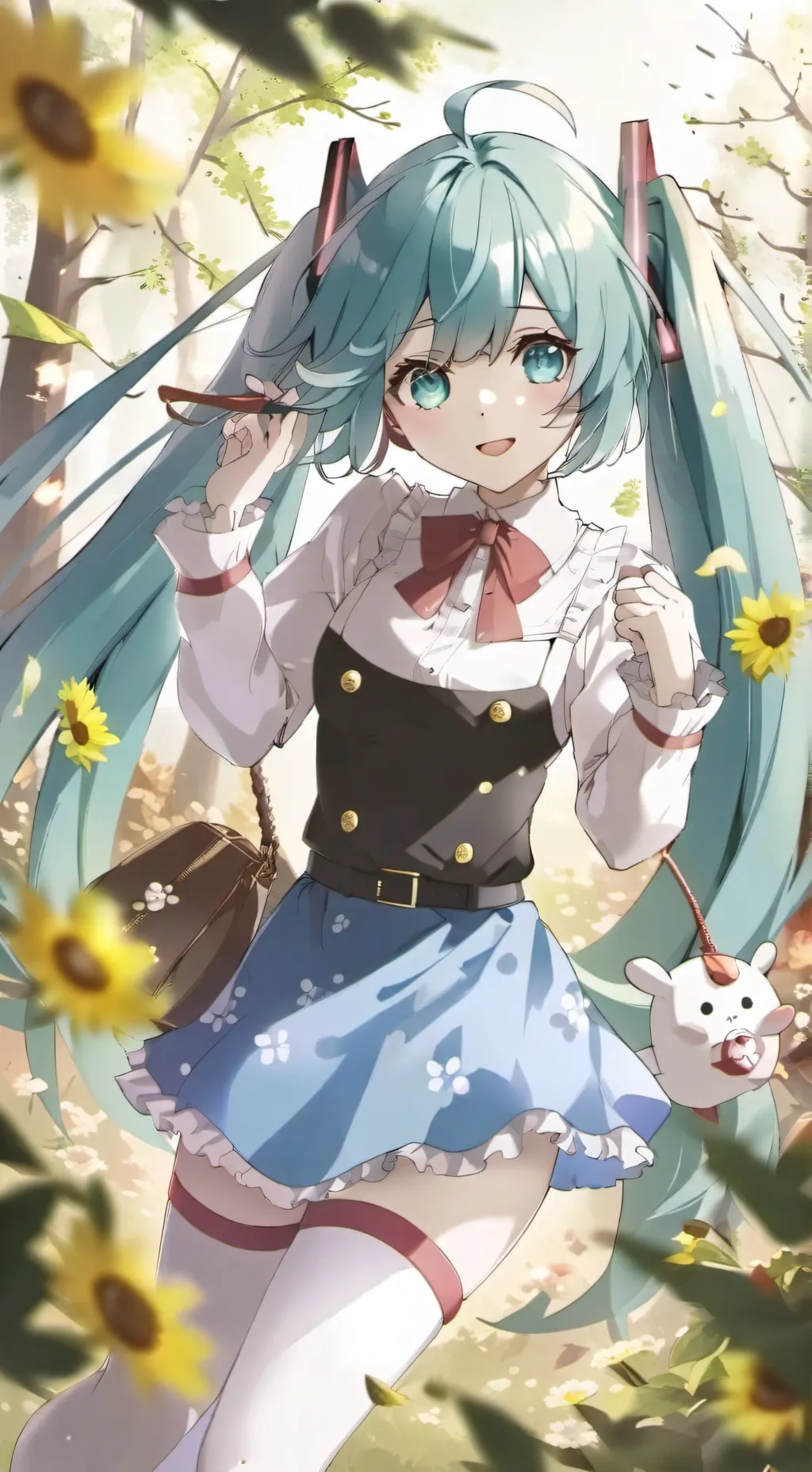 ai character: Hatsune Miku background