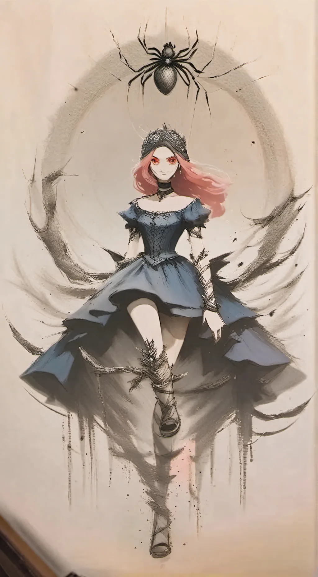 ai character: Arachna background