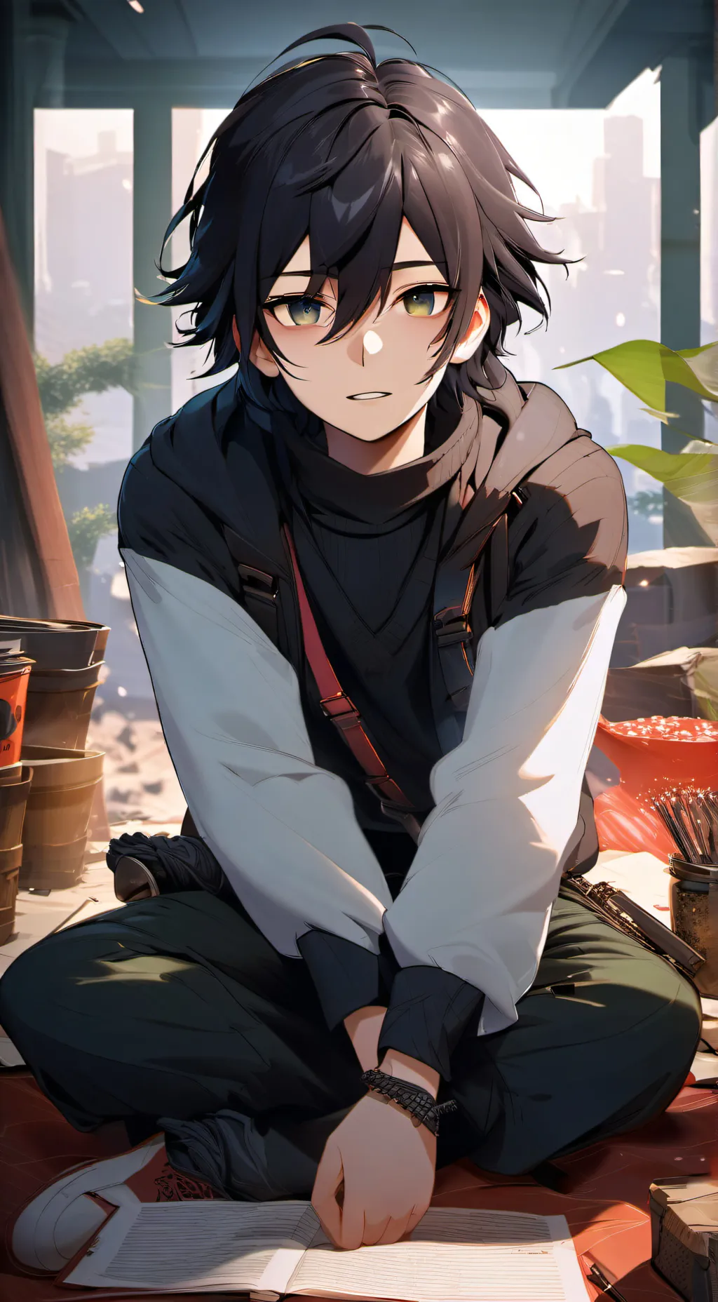 ai character: zack background